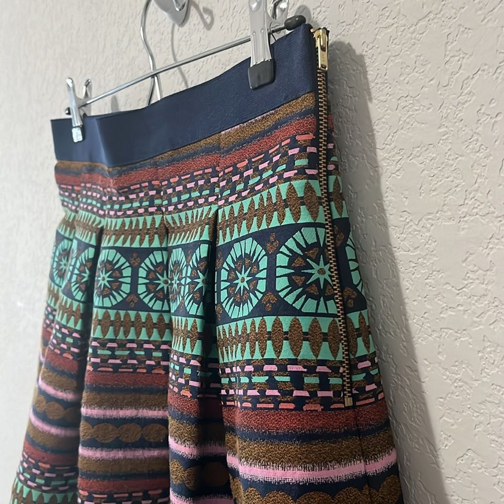 NOMAD MORGAN (Anthropologie) Carper Print Skirt, Size 6 - Picture 6 of 10
